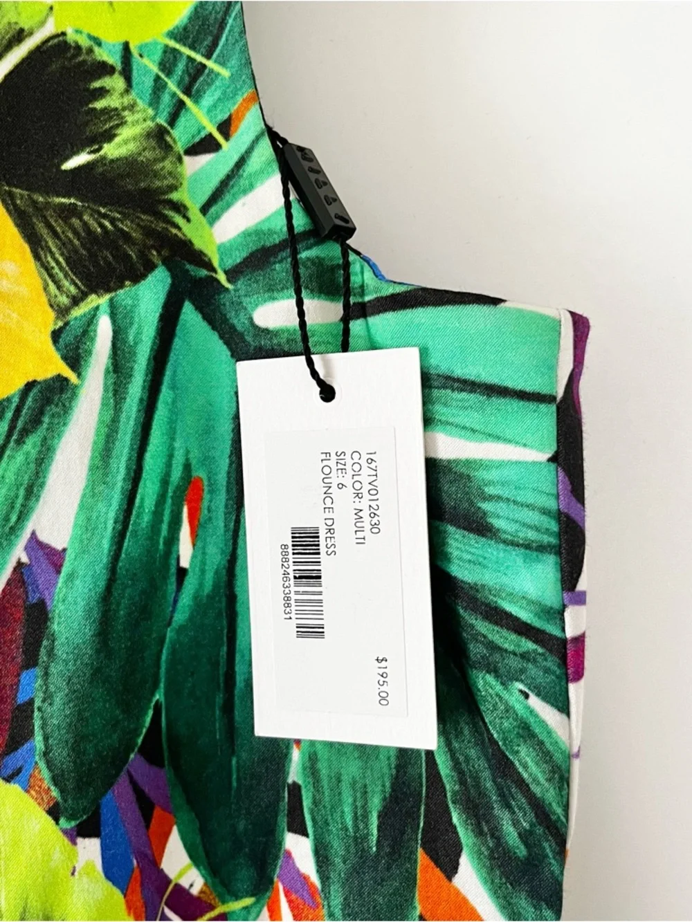 Milly Minis Vibrant Tropical Floral Flounce Girls' Dress - Multicolor New size 6